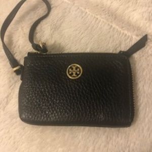 Tory Burch mini wristlet/card holder/change purse